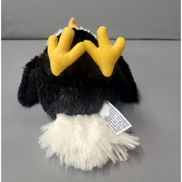 Aurora Bald Eagle Plush Stuffed Animal 8" Realistic Bird Soft Toy - Picture 6 of 14